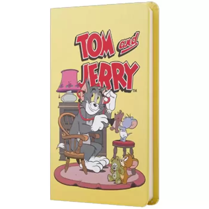Mabbels Sert Kapak Mini Defter Tom And Jerry Sarı 80 Yp 9X14 Dft-388357