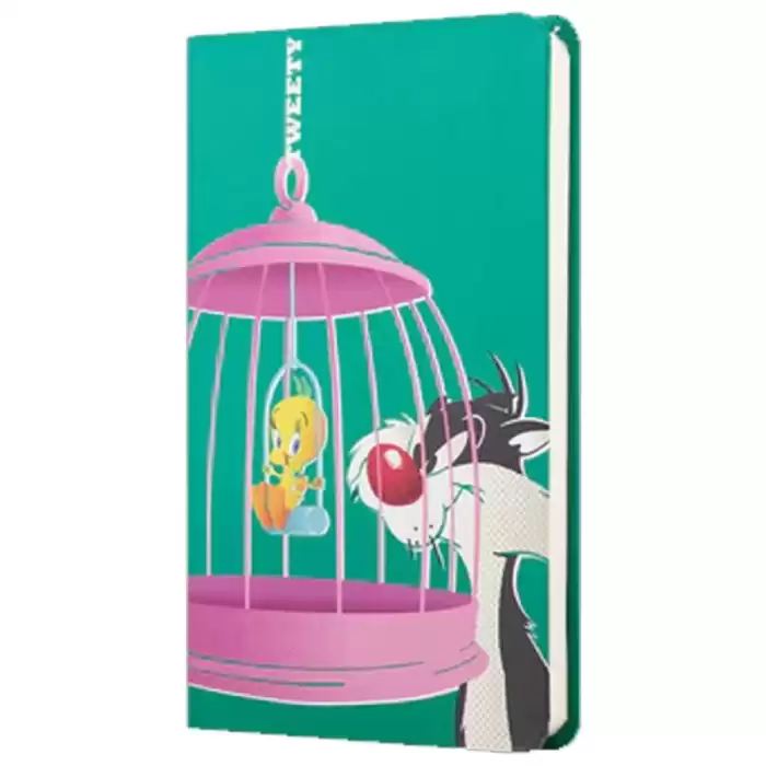 Mabbels Sert Kapak Mini Defter Tweety Kafes Yeşil 80 Yp 9X14 Dft-388302