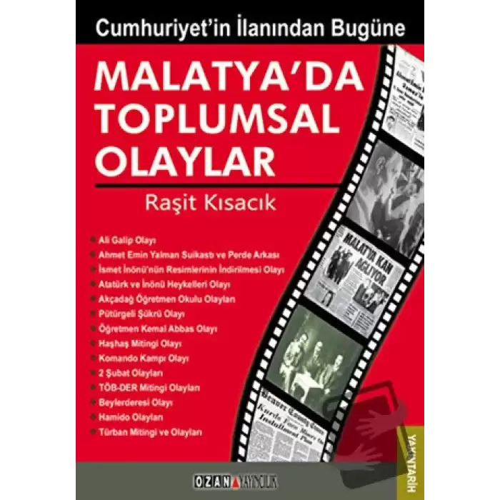 Malatya’da Toplumsal Olaylar