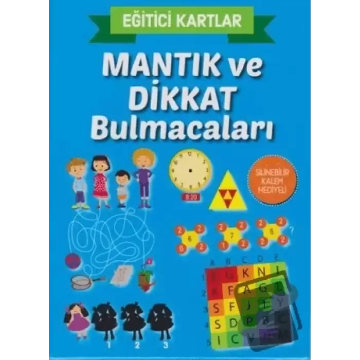 Mantık ve Dikkat Bulmacaları - Eğitici Kartlar