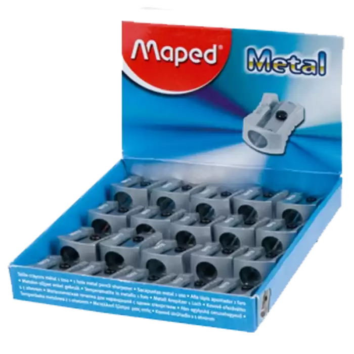 Maped Öğrenci Kalemtıraşı Classic Metal Tekli 506600 - 20li Paket