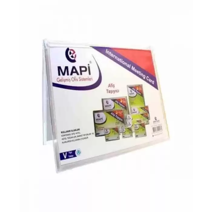 Mapi V Tipi Afiş Taşıyıcı 100X80 Yatay