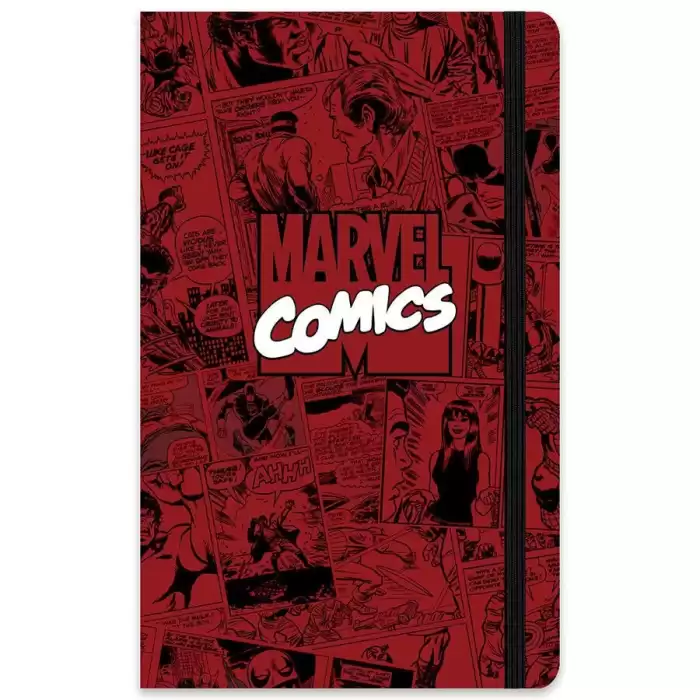 Marvel Ciltli Lastikli Defter 13X21 80 Yp Çiz.