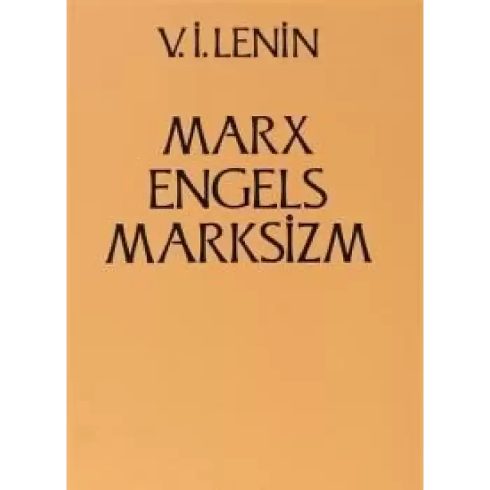 Marx - Engels - Marksizm