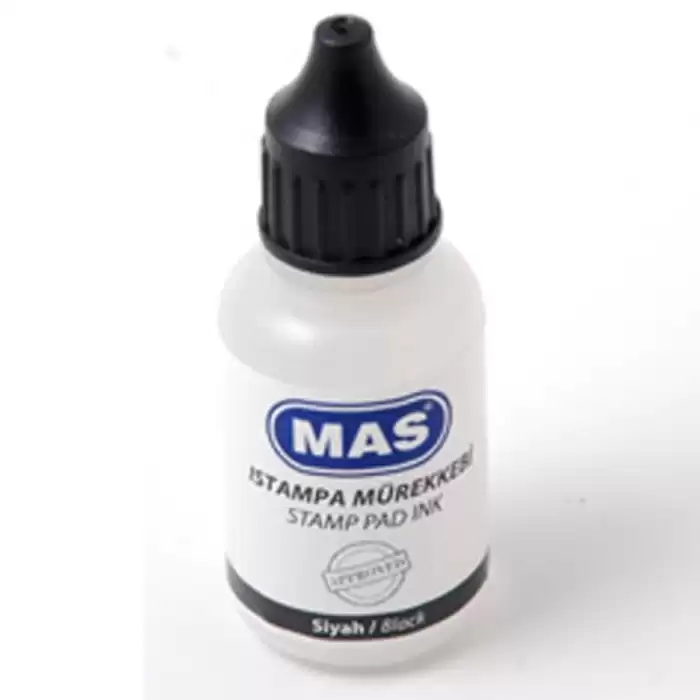 Mas Istampa Mürekkebi 20 Ml Siyah 462 - 10lu Paket