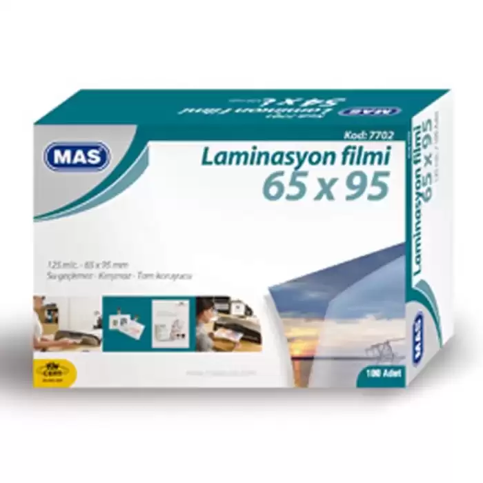 Mas Laminasyon Filmi 125 Mic 65X95 7702 - 100lü Paket