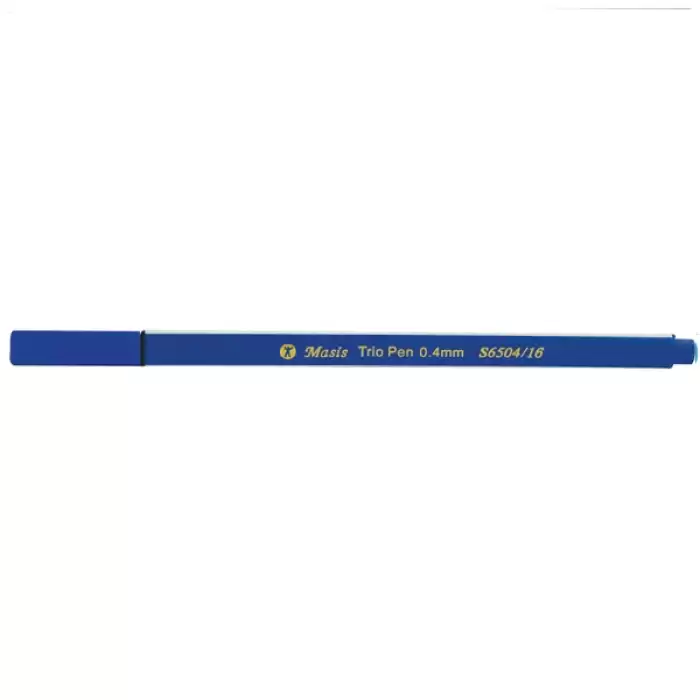 Masis Trio Pen 0.4 Mm Koyu Mavi S6504-16 - 10lu Paket