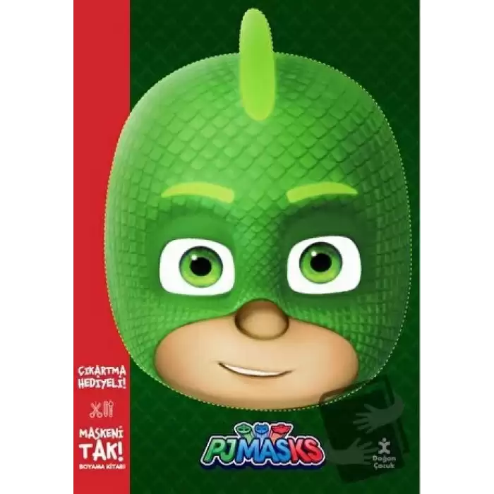 Maskeni Tak - Pjmasks Kertenkele Çocuk Boyama Kitabı