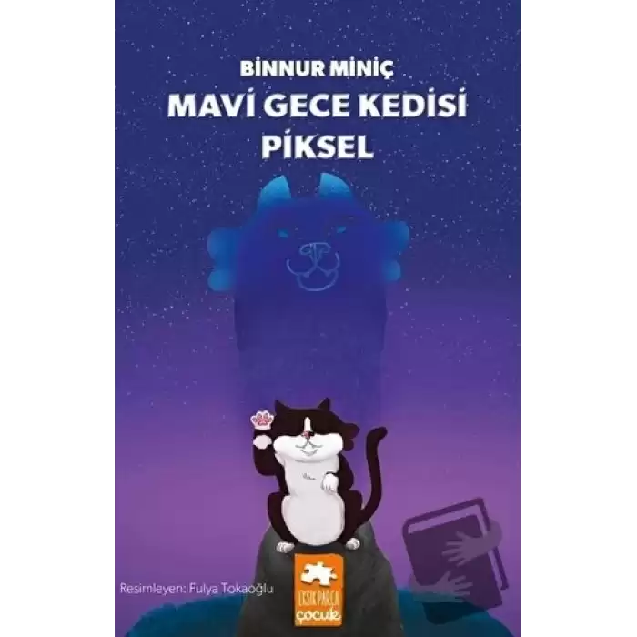 Mavi Gece Kedisi Piksel