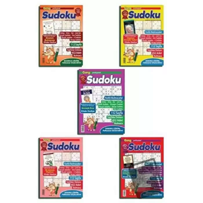 Maxi Gong Sudoku 5li Set