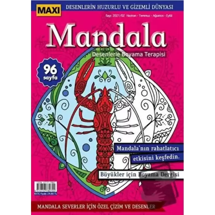 Maxi Mandala Desenlerle Boyama Terapisi 4