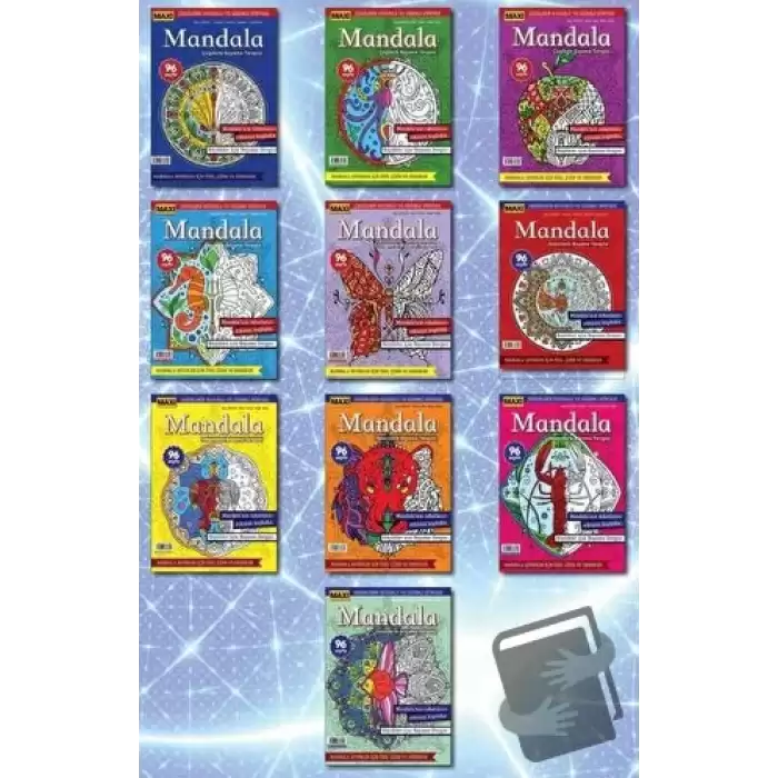 Maxi Mandala 10lu Set - 10 Kitap