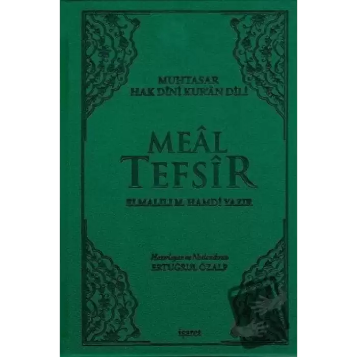 Meal Tefsir - Muhtasar Hak Dini Kur’an Dili (Yeşil Renk) (Ciltli)