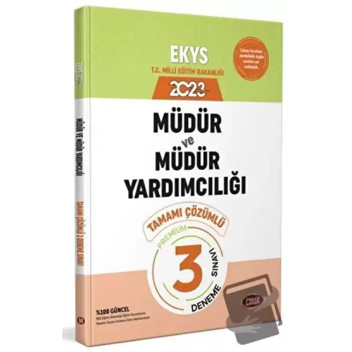 MEB EKYS Müdür ve Müdür Yardımcılığı 3 Deneme Sınavı