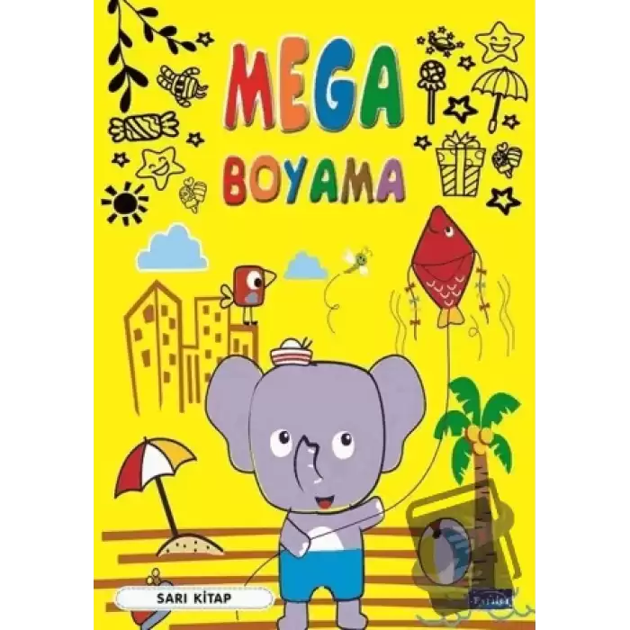 Mega Boyama-Sarı Kitap