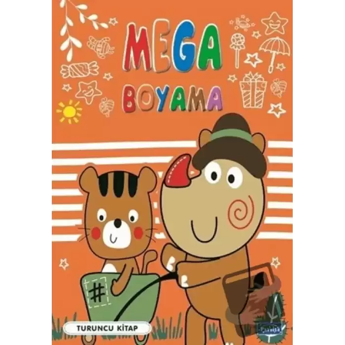 Mega Boyama-Turuncu Kitap