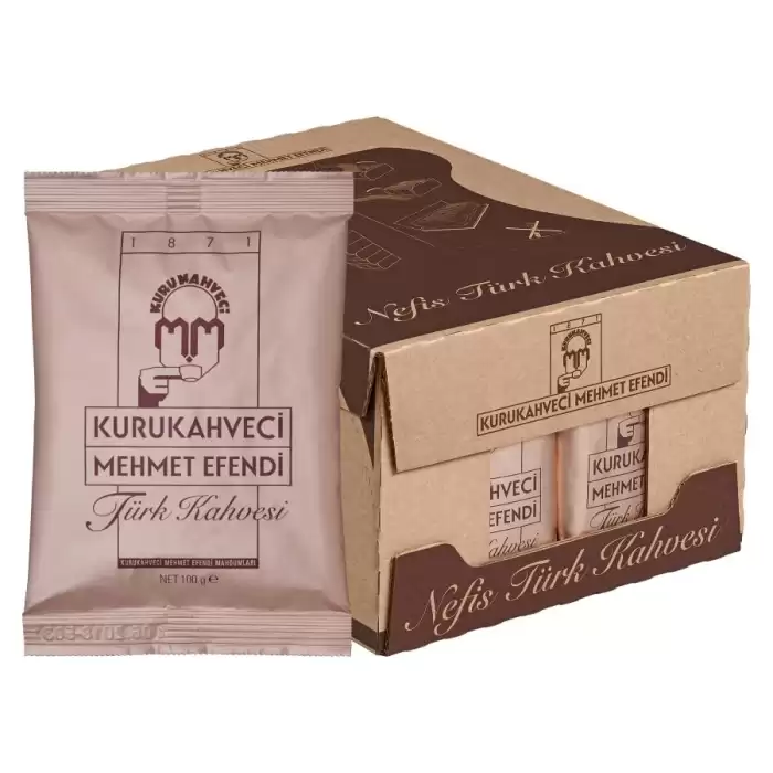 Mehmet Efendi Kahve 100 Gr Kolide 25 Paket Var