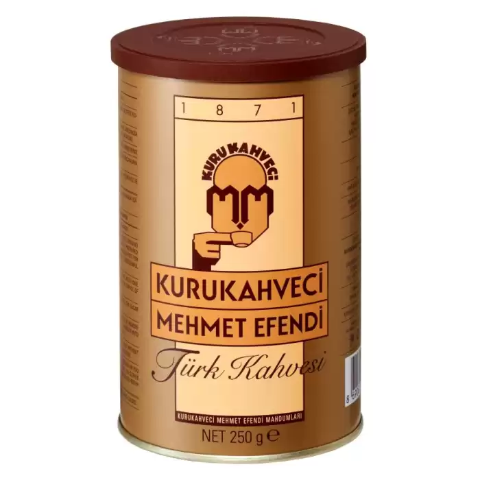 Mehmet Efendi Kahve 250 Gr Teneke Kutu