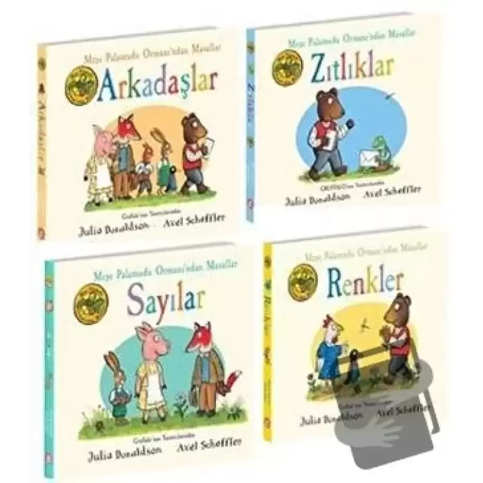 Meşe Palamudu Ormanından Masallar İlk Kitaplarım Seti (4 Kitap Takım) (Ciltli)