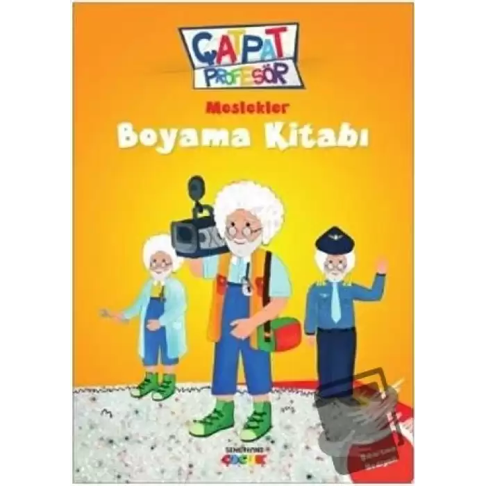 Meslekler Boyama Kitabı - Çatpat Profesör