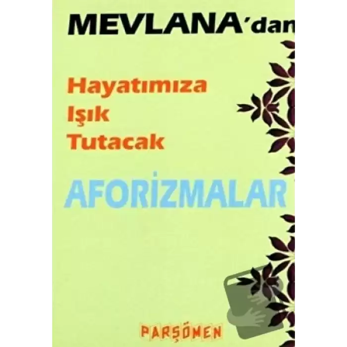 Mevlana’dan Hayatımıza Işık Tutacak Aforizmalar