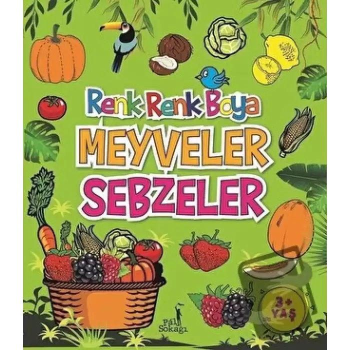 Meyveler Sebzeler - Renk Renk Boya