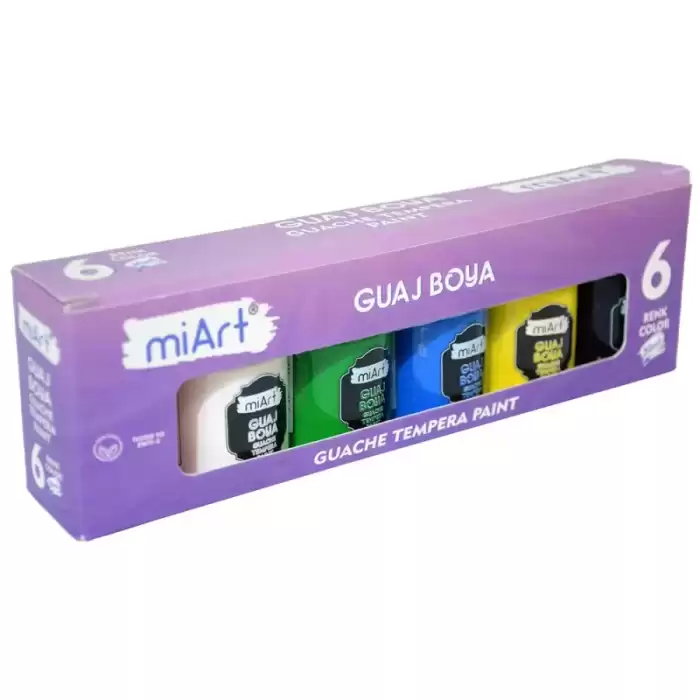 Miart Guaj Boya Tempera 6 Lı Set 30 Ml