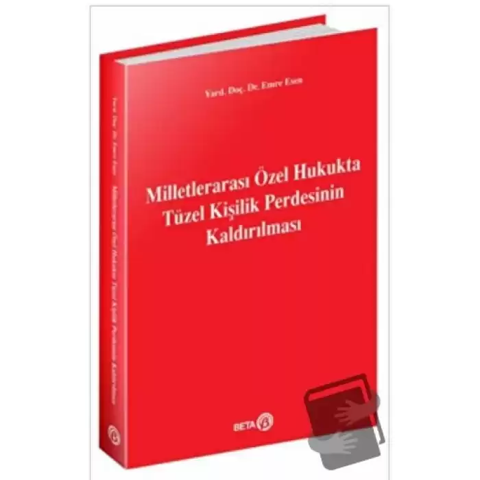 Milletlerarası Özel Hukukta Tüzel Kişilik Perdesinin Kaldırılması