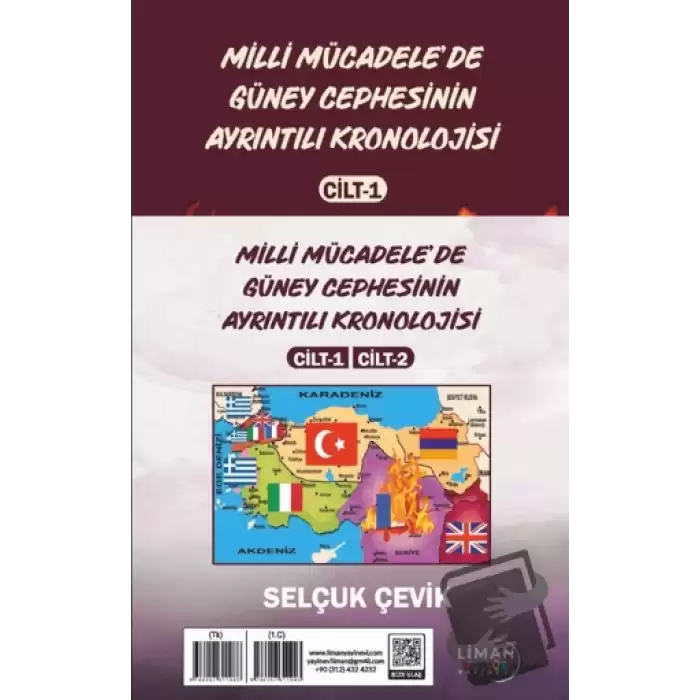 Milli Mücadelede Güney Cephesinin Ayrıntılı Kronolojisi Cilt 1 ve Cilt 2 Takım