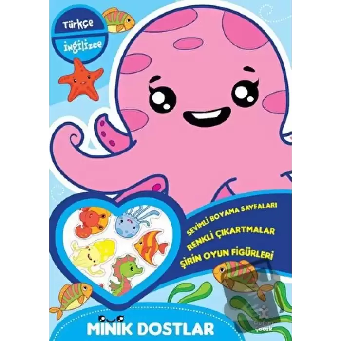 Minik Dostlar - Deniz Altında Boyama Kitabı