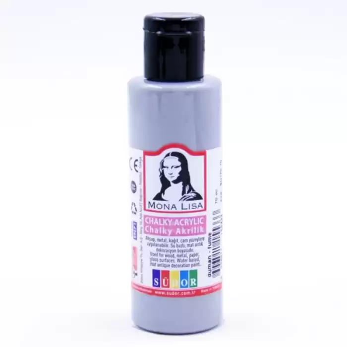 Mona Lisa Akrilik Boya Chalky 70 Ml Duman (Füme) Sd170-10 - 12li Paket