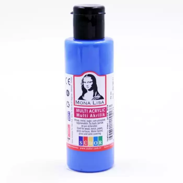 Mona Lisa Multi Akrilik 70 Ml Fosforlu Mavi Sd160-07 - 12li Paket