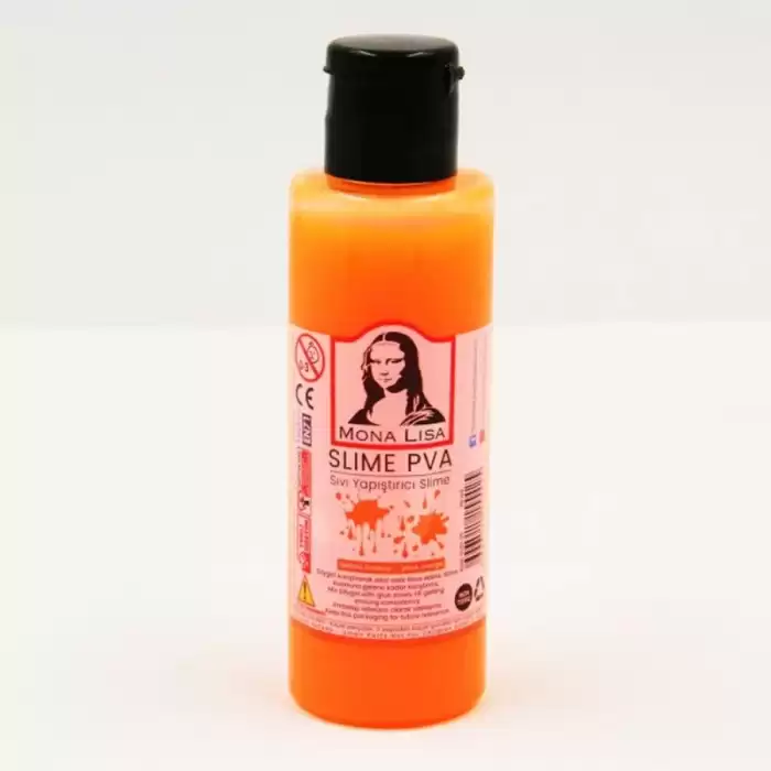 Mona Lisa Sıvı Yapıştırıcı Slime 70 Ml Fosforlu Turuncu Sl01-15 - 12li Paket