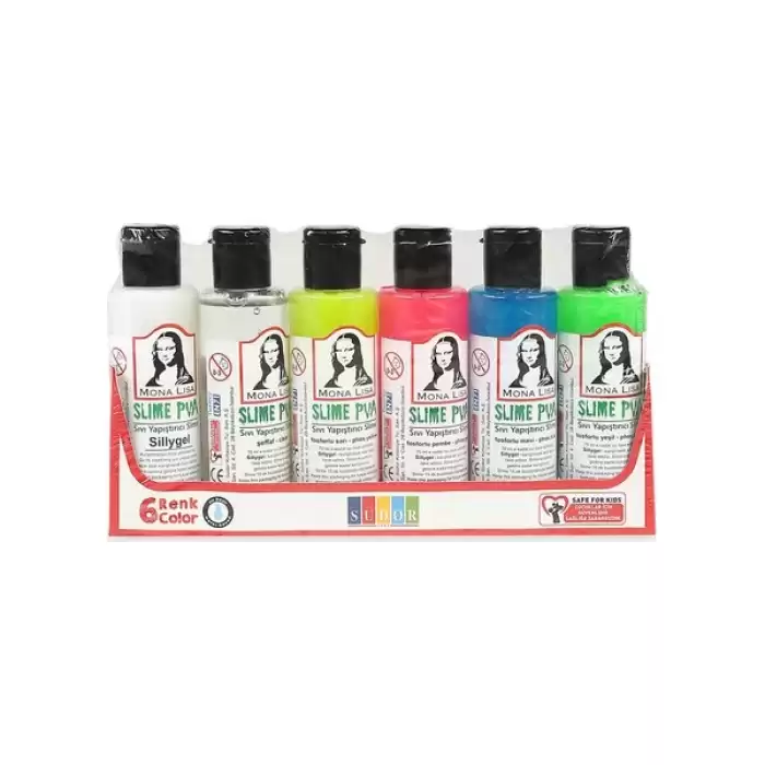 Mona Lisa Sıvı Yapıştırıcı Slime Set 70 Ml 6 Lı Sl06