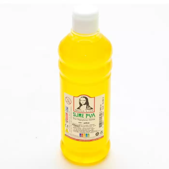 Mona Lisa Sıvı Yapıştırıcı Slime 500 Ml Sarı Sl05-2