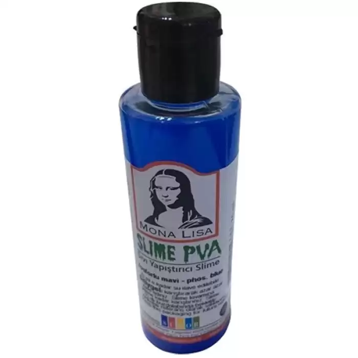 Mona Lisa Sıvı Yapıştırıcı Slime 70 Ml Fosforlu Mavi Sl01-13 - 12li Paket
