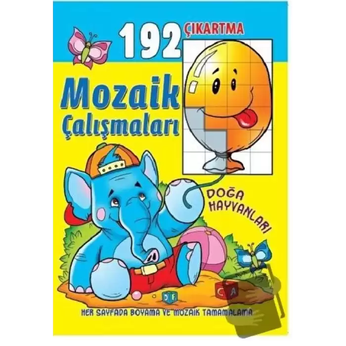 Mozaik Çalışmaları 192 Çıkartma - Doğa Hayvanları