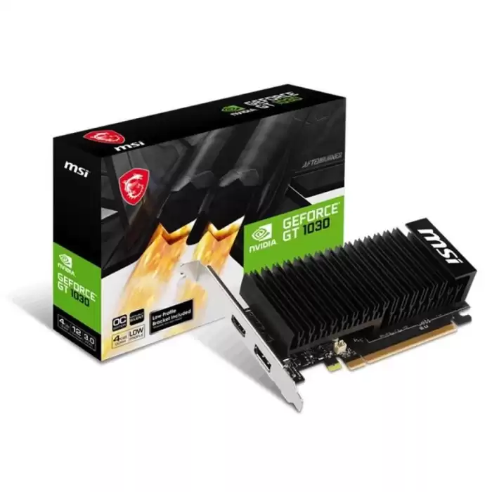 Msi Geforce Gt1030 4Ghd4 Lp Oc 4Gb Ddr4 64Bıt 1Xhdmı 1Xdp Ekran Kartı