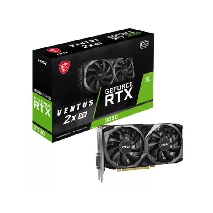 Msi Geforce Rtx3050 Ventus 2X Xs 8G Oc Gddr6 128Bit Dx12 Gaming (Oyuncu) Ekran Kartı