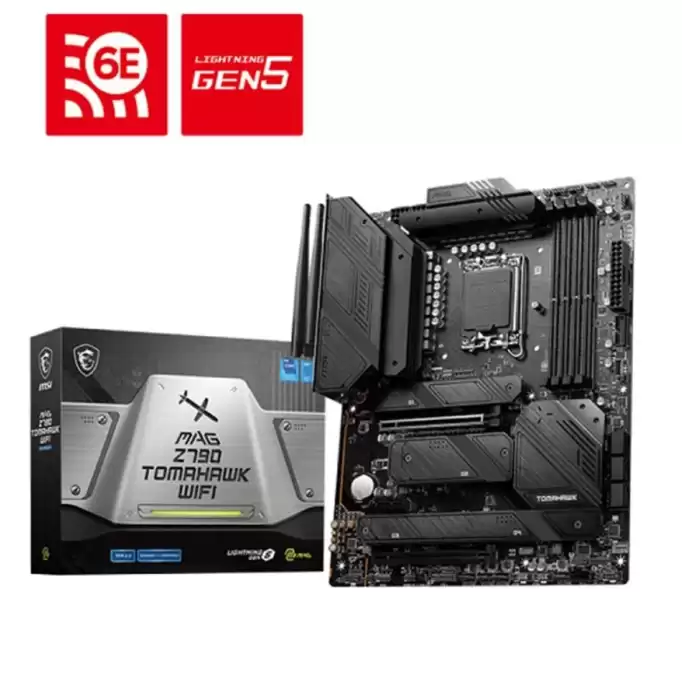 Msi Mag Z790 Tomahawk Wıfı Ddr5 Intel Z790 Soket 1700 Ddr5 7200(Oc)Mhz Atx Gaming (Oyuncu) Anakart