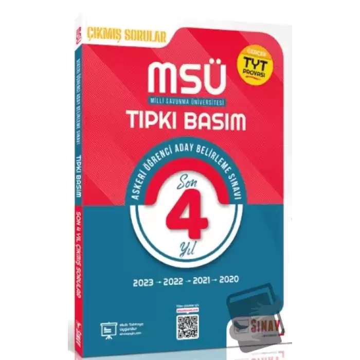 MSÜ Tıpkı Basım Son 4 Yıl Çıkmış Çözümlü Sorular 2020 - 2023