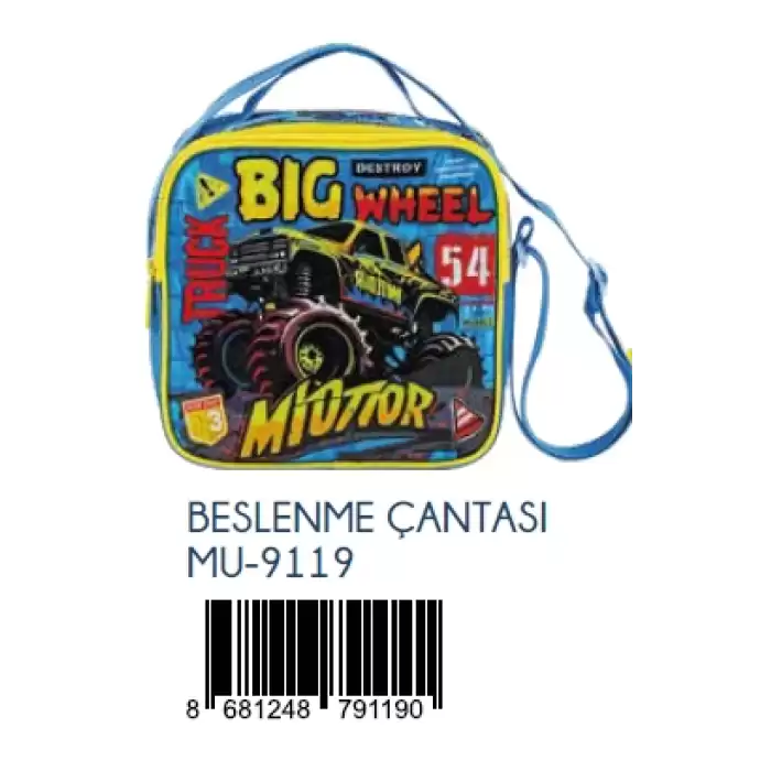 Muggle Beslenme Çantası Bıg Wheel Koleksiyonu Mu-9119