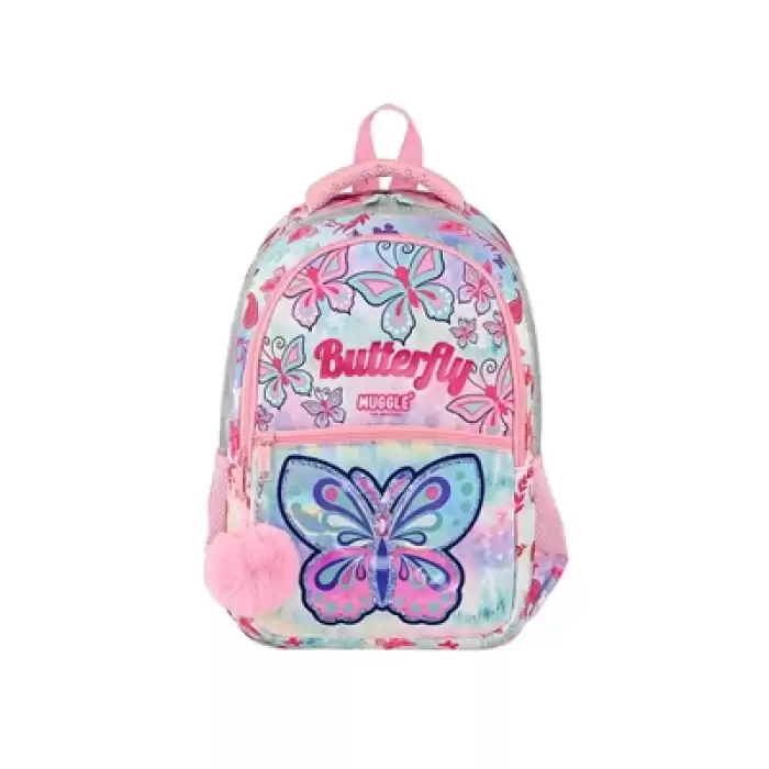 Muggle İlkokul Çantası Butterfly Koleksiyonu Mu-9036