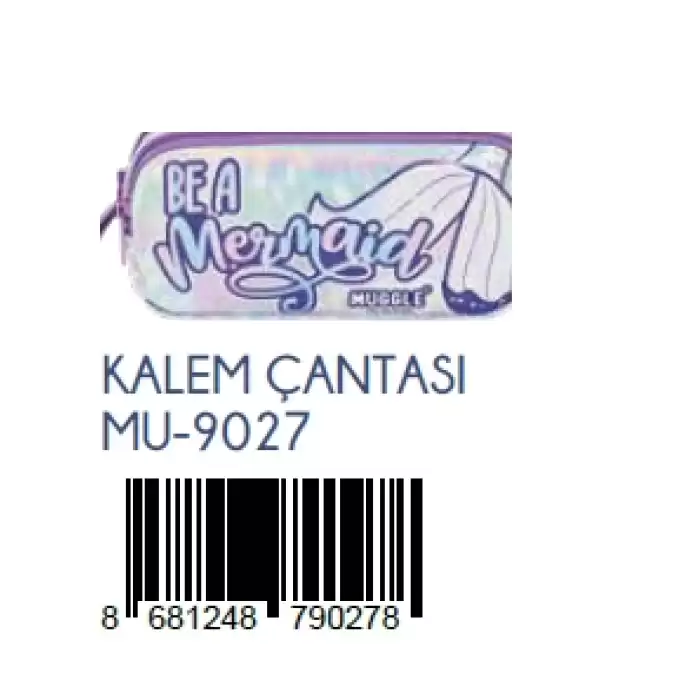 Muggle Kalem Çantası Mermaıd Koleksiyonu Mu-9027