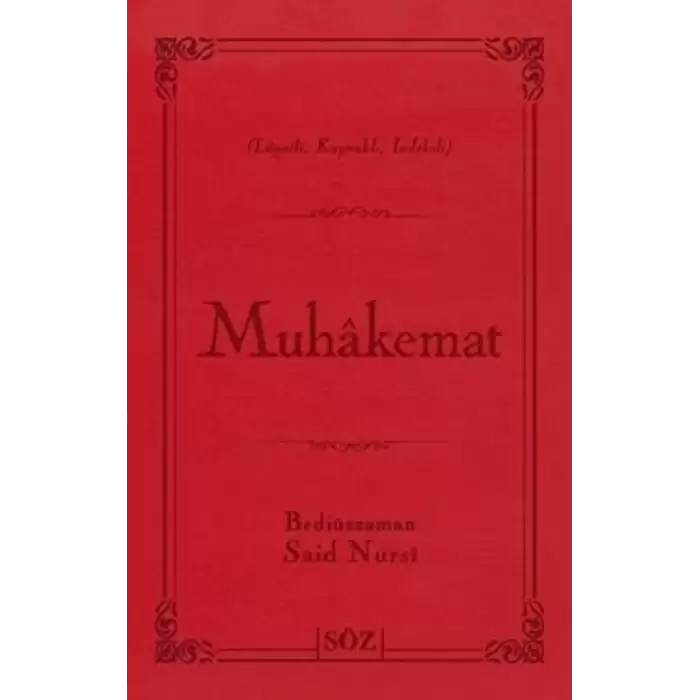 Muhakemat (Çanta Boy)