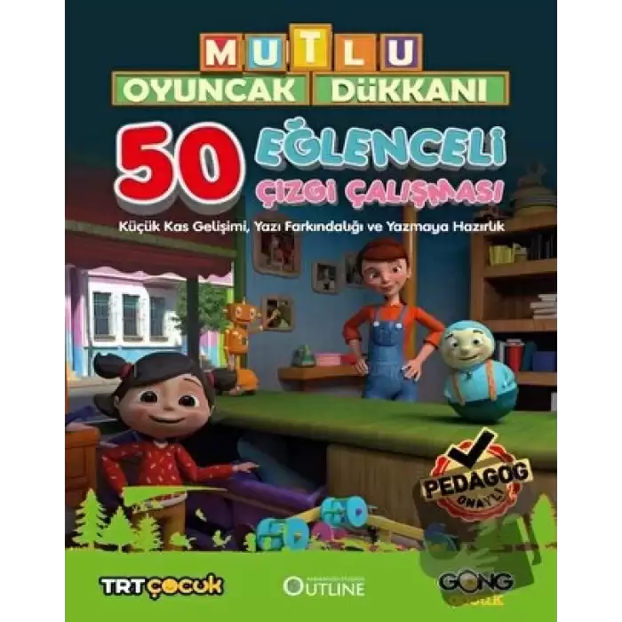 Mutlu Oyuncak Dükkanı - 50 Eğlenceli Çizgi Çalışması