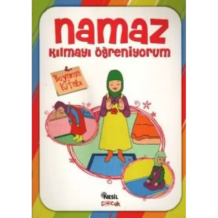 Namaz Kılmayı Öğreniyorum Kız - Boyama