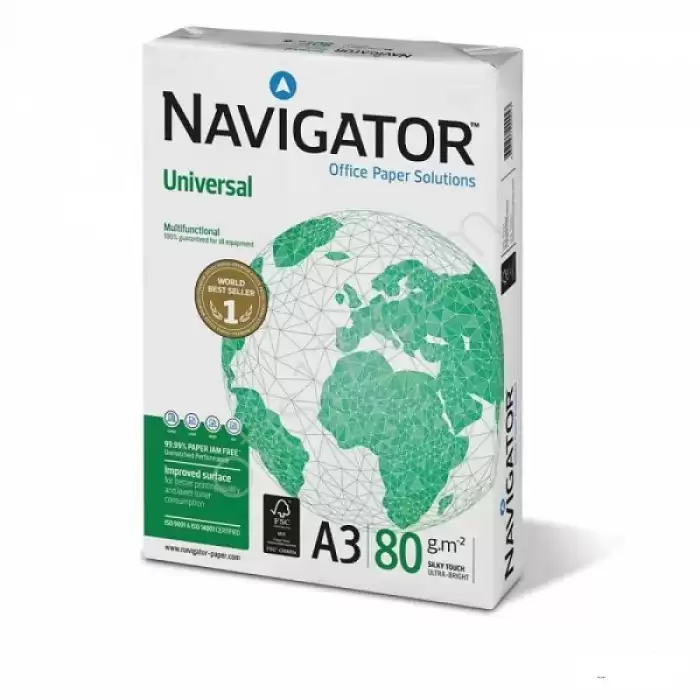 Navigator Fotokopi Kağıdı 500 Lü A3 80 Gr