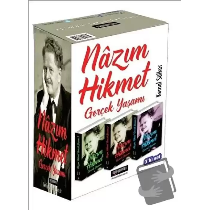 Nazım Hikmet - Gerçek Yaşamı (3 Kitap Takım)