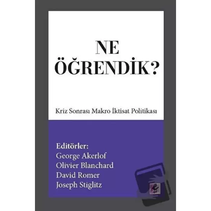 Ne Öğrendik?